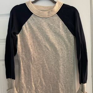 Sweater size XS 41 Hawthorn blue, gray & tan